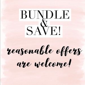 All reasonable offers accepted